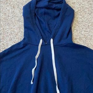 Blue cropped hoodie! Perfect condition,super cute!